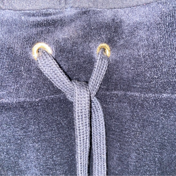 Juicy Couture Velour Midnight Blue Cotton Poly Sleeveless Tank Jogger Jumpsuit! - Picture 5 of 10